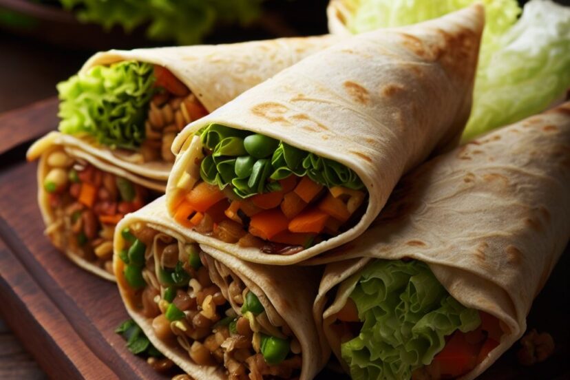 vegetarian wraps
