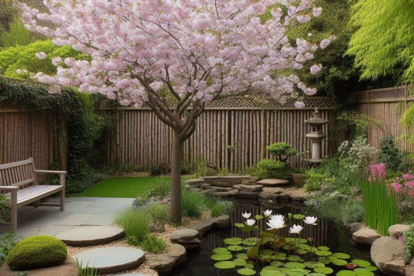 meditation garden backyard