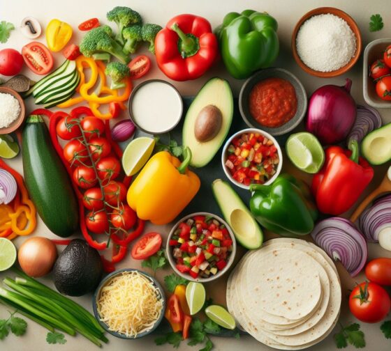 vegetarian fajita ingredients