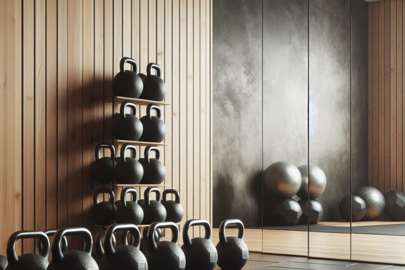 Kettlebell rack