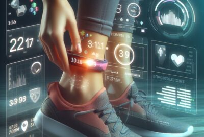 Ankle fitness tracker